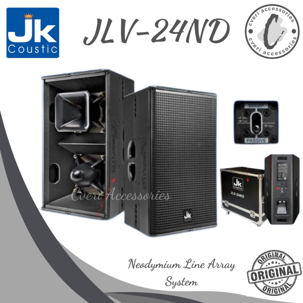 JK Coustic Speaker Line Array JLV-24ND Neodymium Line Array System Original JLV24ND