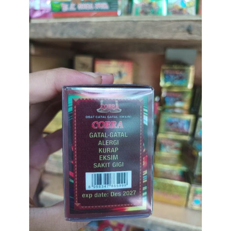 jamu cobra gatal serbuk isi 12 original