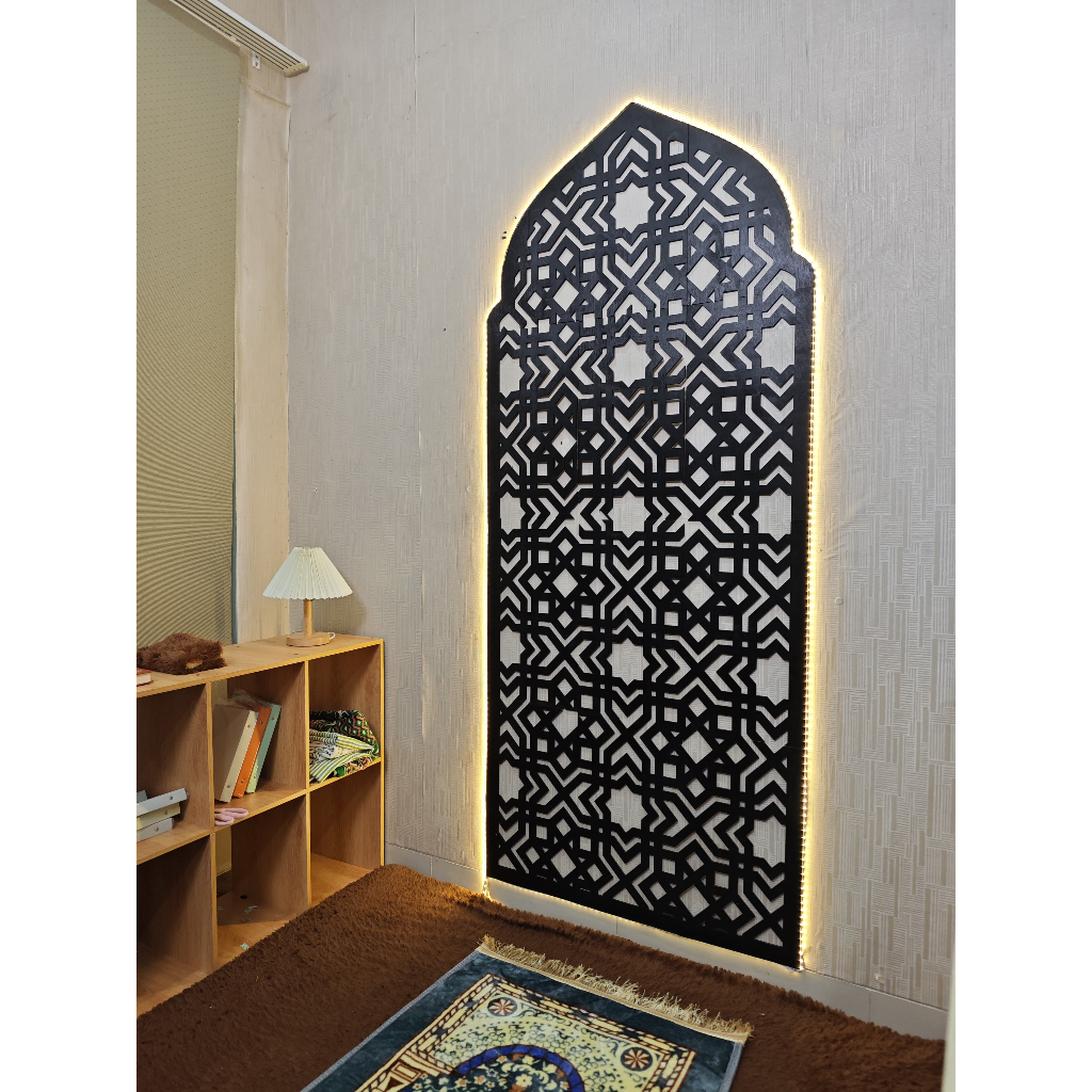 [Hiasan Dinding] ISLAMIC AESTHETIC SET WALL DECOR MIHRAB MUSHOLLA KUBAH GEOMETRI