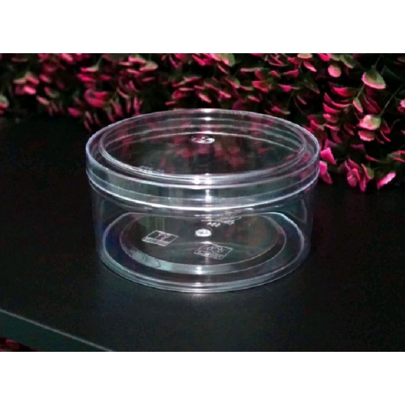 Toples kue kering  polos bulat 450gr ,500gr 750ml  ecer satuan