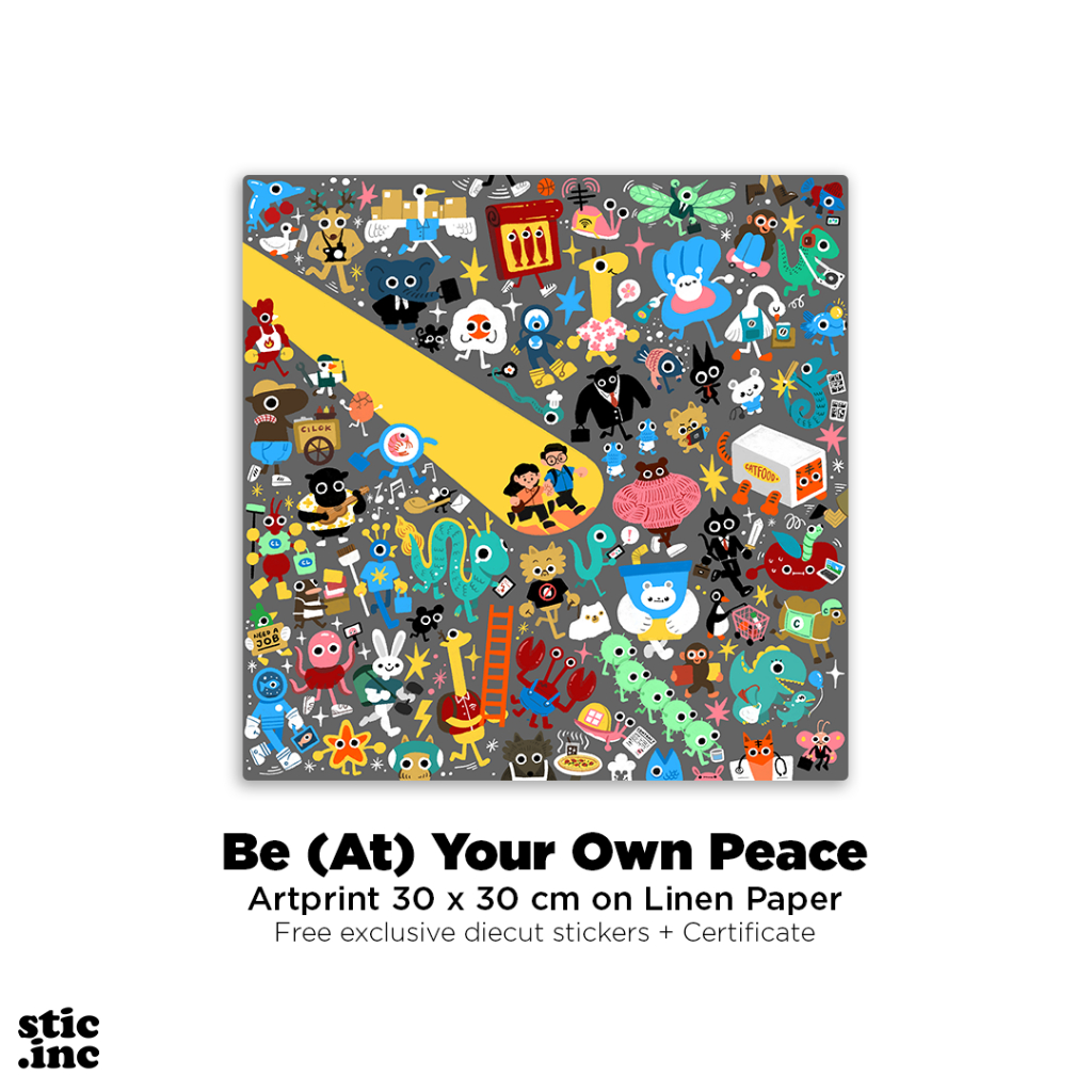 

Be At Your Own Peace - Art Print 30 x 30 cm