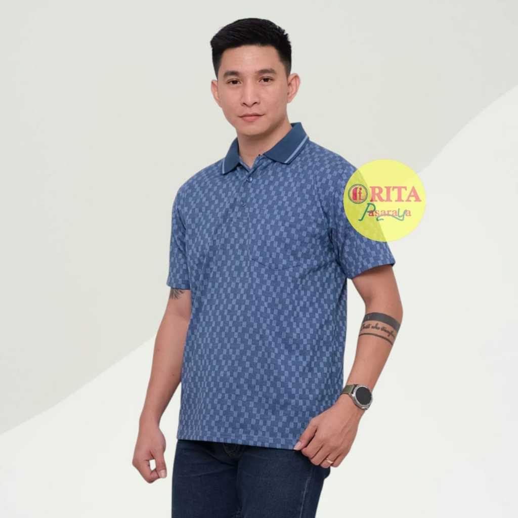 Andre Michel Kaos Polo Motif