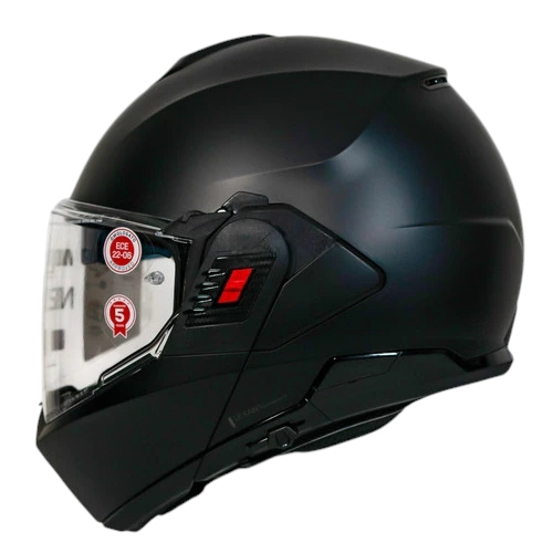 Helm Nolan N120-1 Classic Flat Black 010 Flip Back