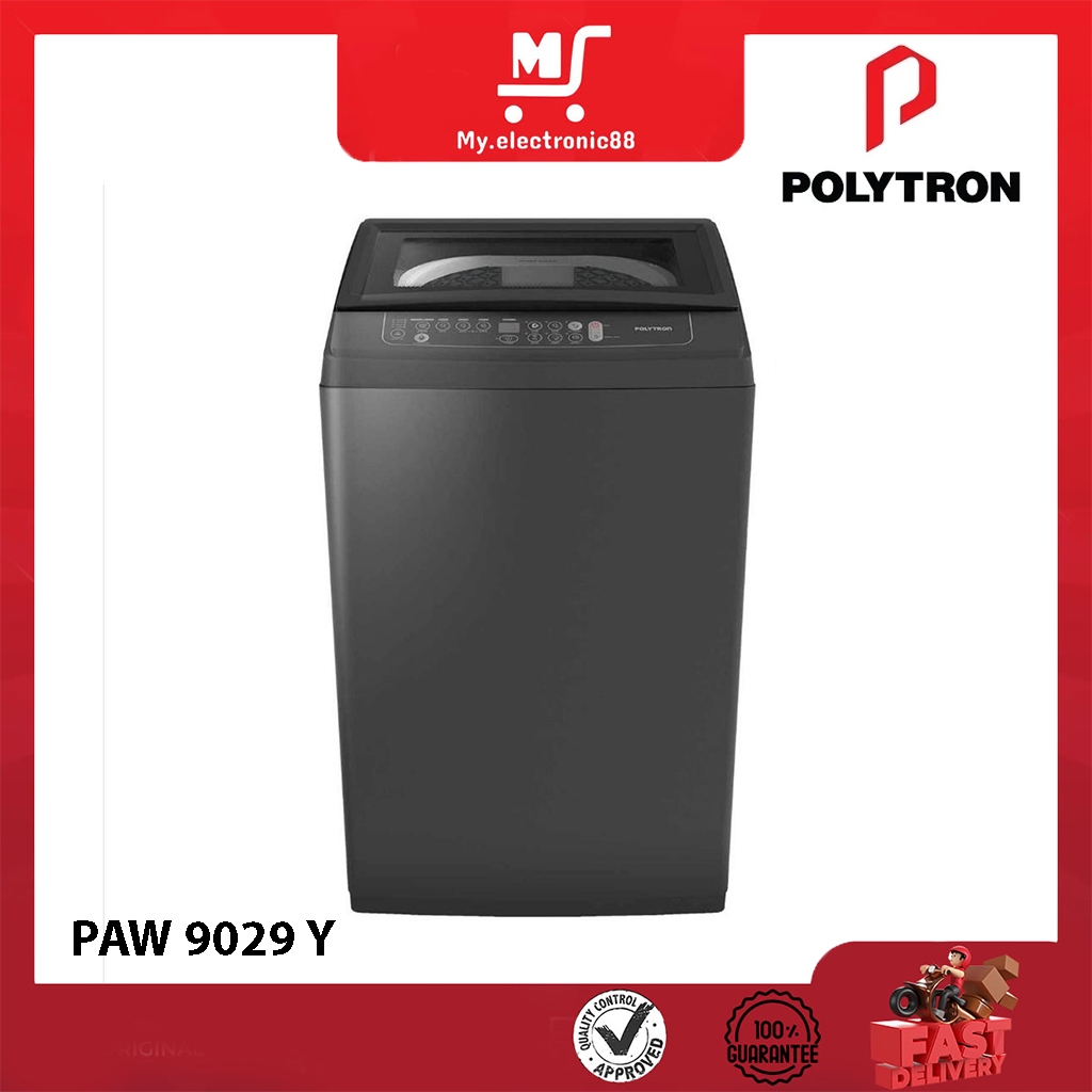 POLYTRON MESIN CUCI 1 TABUNG 9KG (PAW 9029 Y)