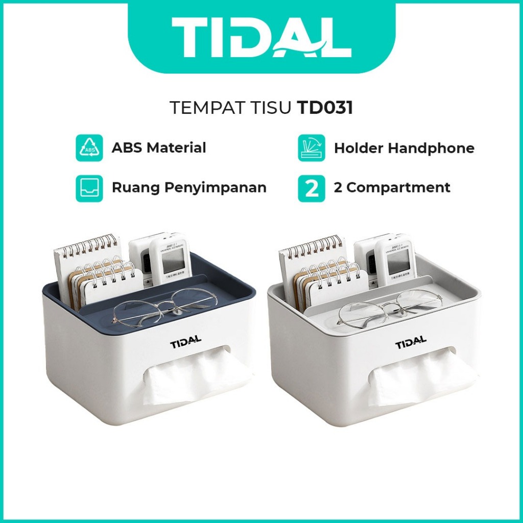 Paper Holder Tempat Tissue Box Aesthetic Tidal TD031