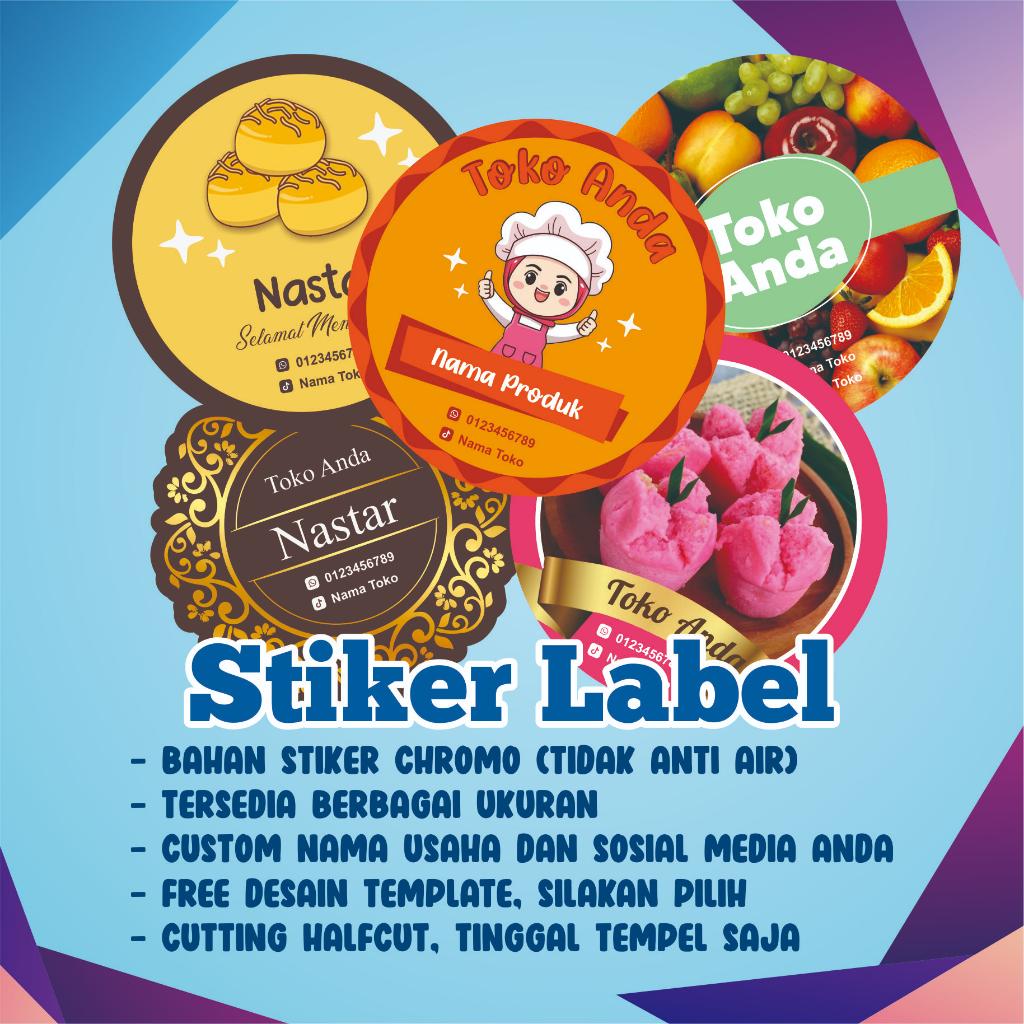 

Stiker lingkaran / Stiker label / Stiker cutting
