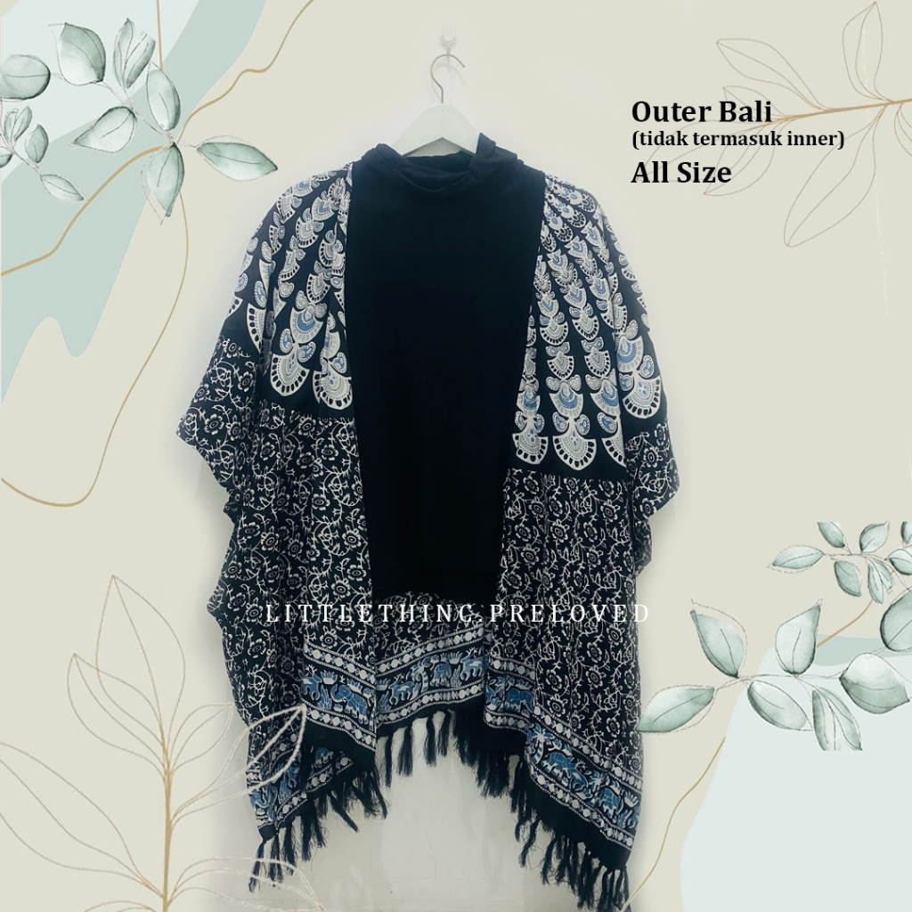 (Preloved Like New) Outer Rayon Bali