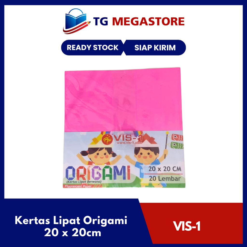 

Kertas Lipat ( Origami ) VIS-1 20 x 20 - 20 lbr