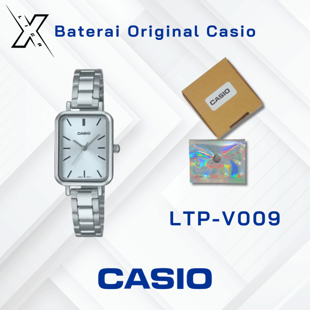 Baterai Jam Tangan Casio LTP-V009 Original