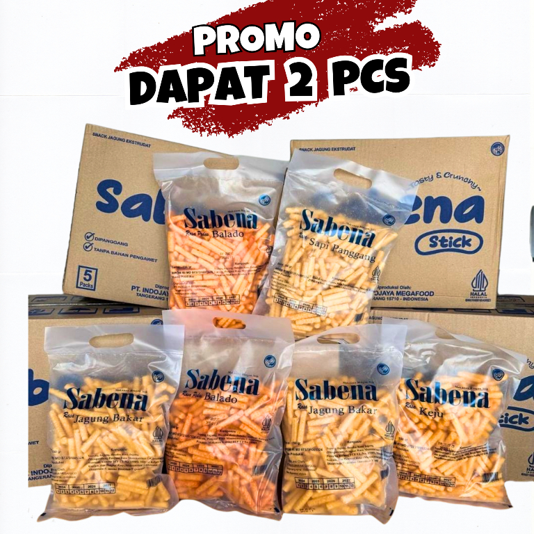 

PROMO 2 PACK SABENA SNACK STIK ALL VARIAN 360gr