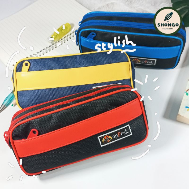 

Pencil Case Triple Zipper Minimalist | Tempat Pensil Multifungsi untuk Sekolah dan Kantor | H-907