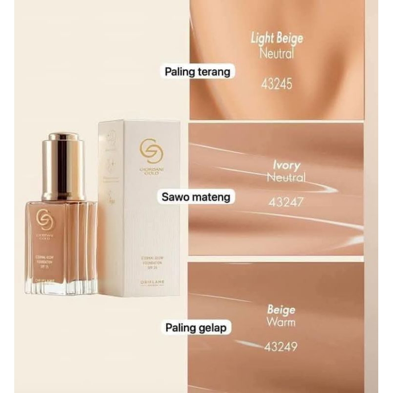 GIORDANI GOLD ETERNAL GLOW FOUNDATION SPF 25
