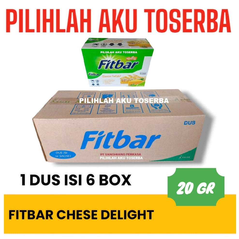 

GFD Fitbar CHEESE DELHT Multrain Cereal Bar isi 12 - (1 BOX)