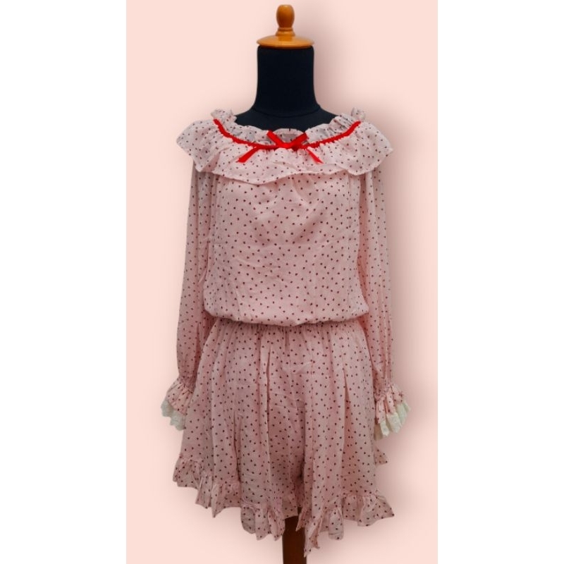 Kawaii Lolita love Jumpsuit Brand From SwanKiss ori 100%