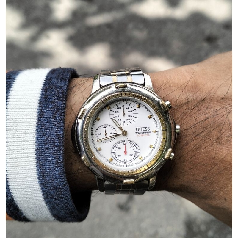 jam tangan ORIGINAL GUESS WATERPRO CLASSIC DIVER CHRONOGRAPH