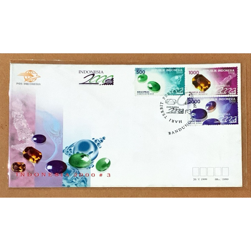 

PRANGKO INDONESIA 1999 SHP BATU MULIA SERI - 3. MINT