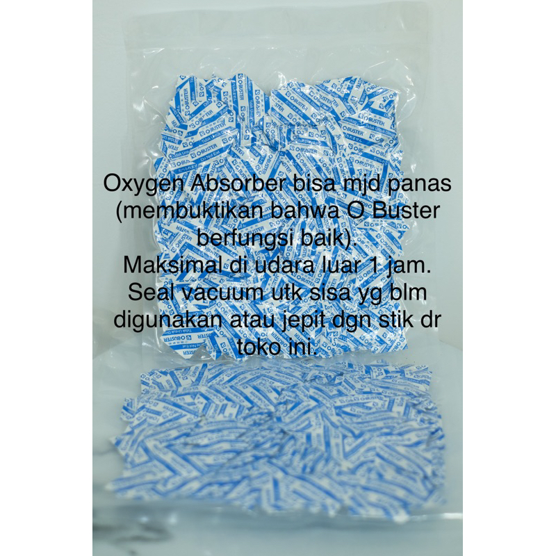 Oxygen Absorber O Buster 15 cc Food Grade Pengawet Makanan