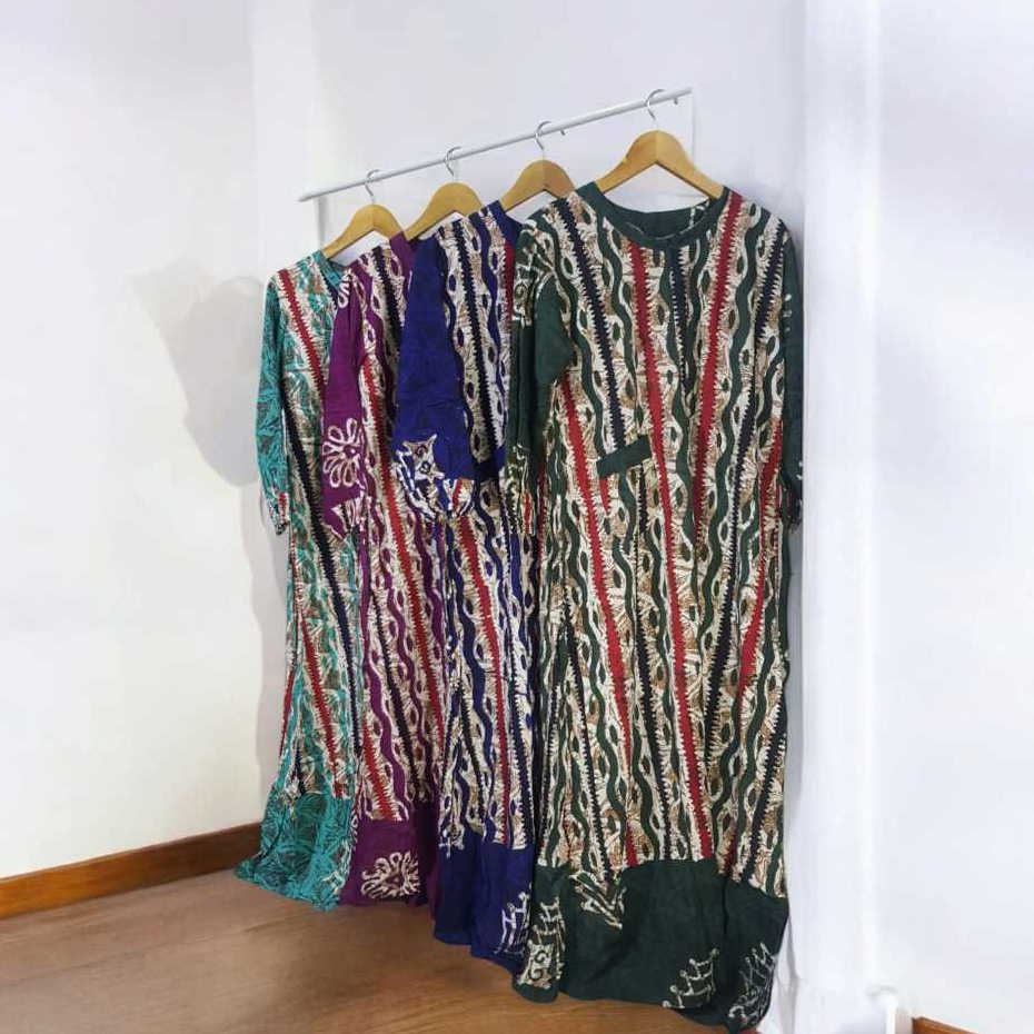 PIRAMIDA DASTER LENGAN PANJANG BUSUI / DASTER RAYON PREMIUM KAIN SUPER ADEM / LONGDRESS DASTER