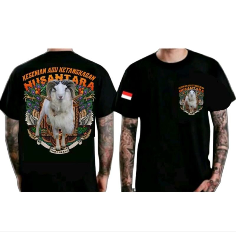 KAOS DOMBA GARUT SENI ADU KETANGKASAN