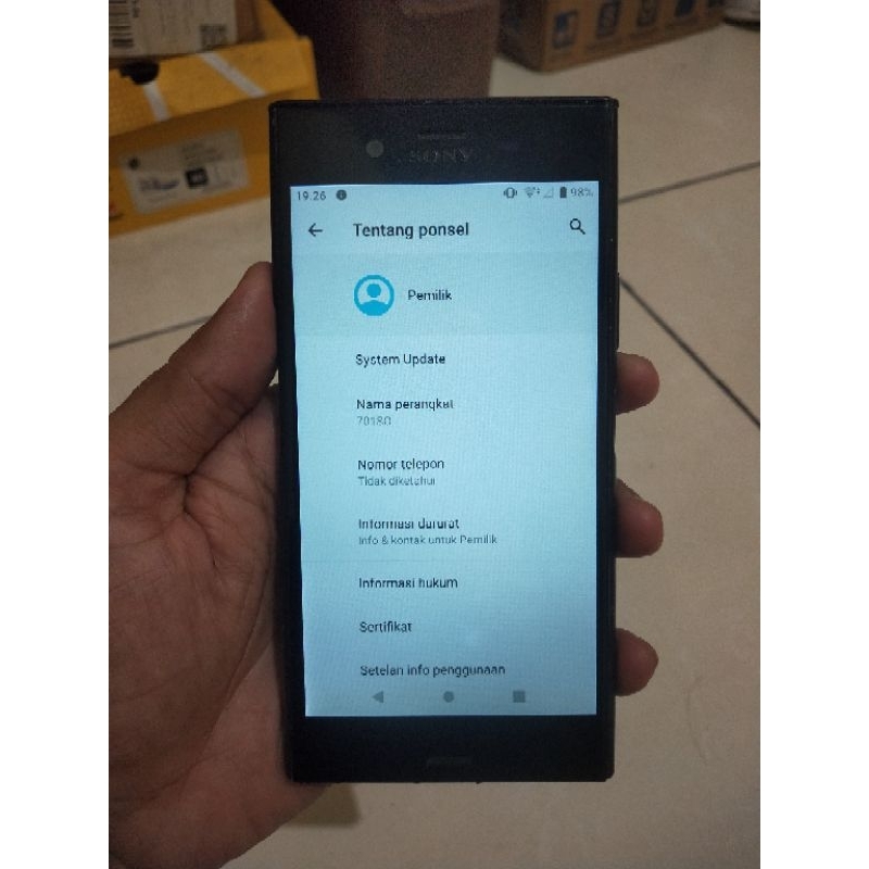 Sony Xperia XZ1 SoftBank minus
