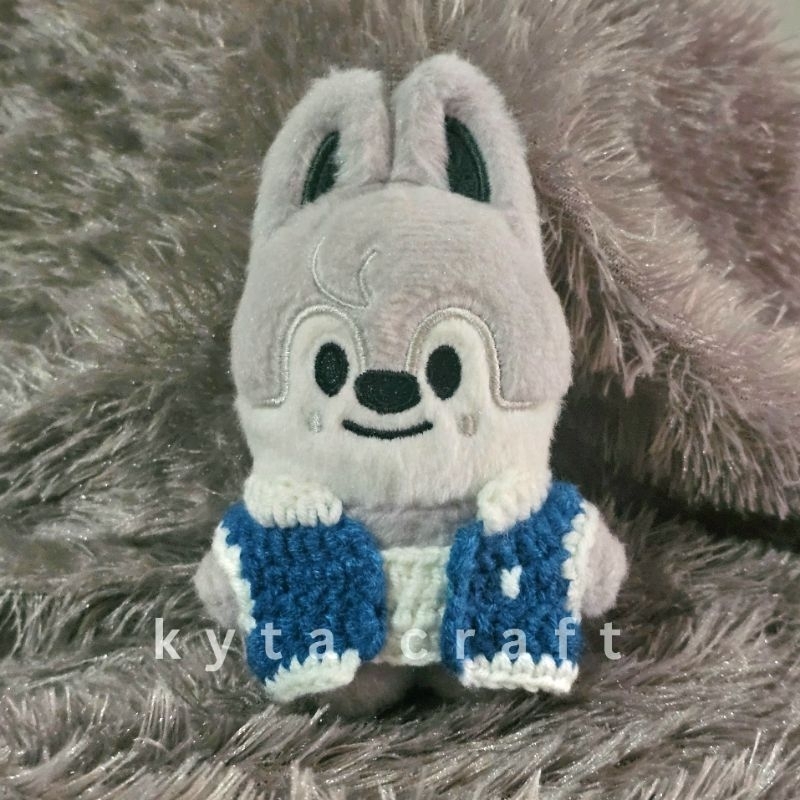 Baju Rajut Boneka KPOP 10 cm | Skzoo 10cm Doll Clothes | Doll Clothes 10 cm