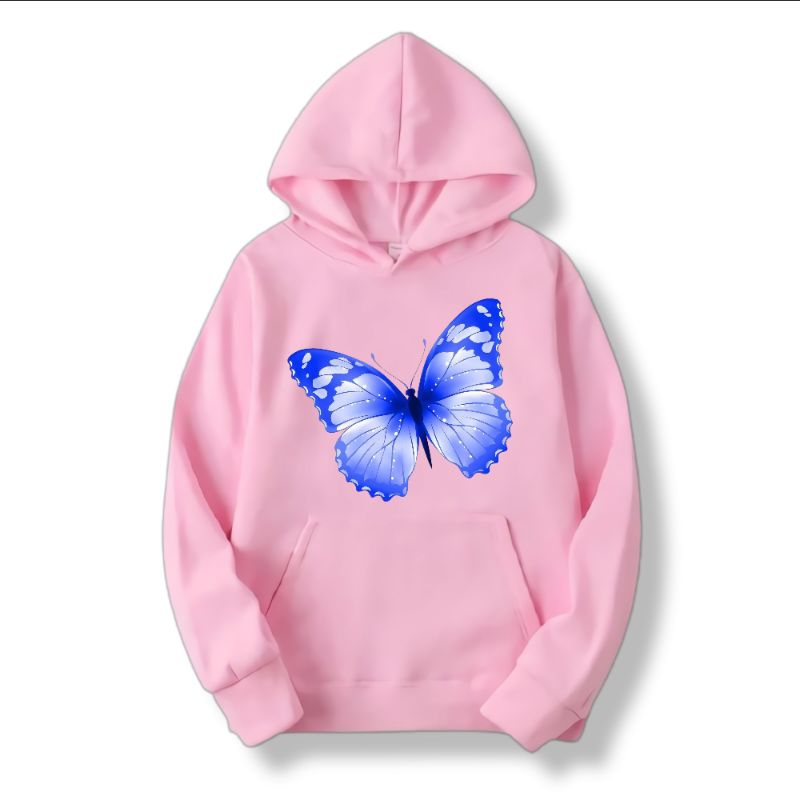 HOODIE ANAK BUTTERFLY KUPU KUPU DEWASA 2 SD 20 TAHUN