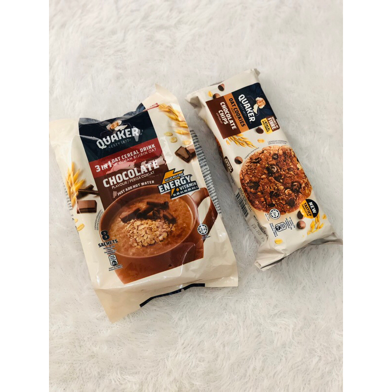 

[READY STOCK] Quaker Oat Cookies & Oat Cereal Drink