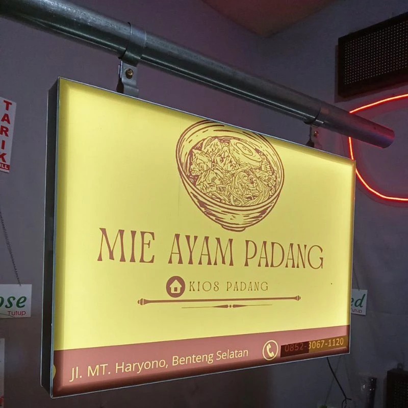 Neon Box Akrilik 40x60 Box 5 cm