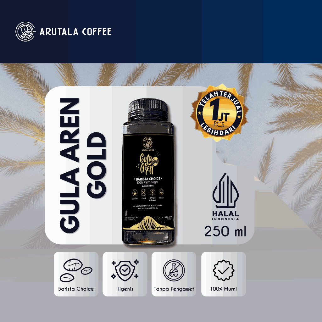 

Arutala Gula Aren Gold 250 ML Legit Barista Choice