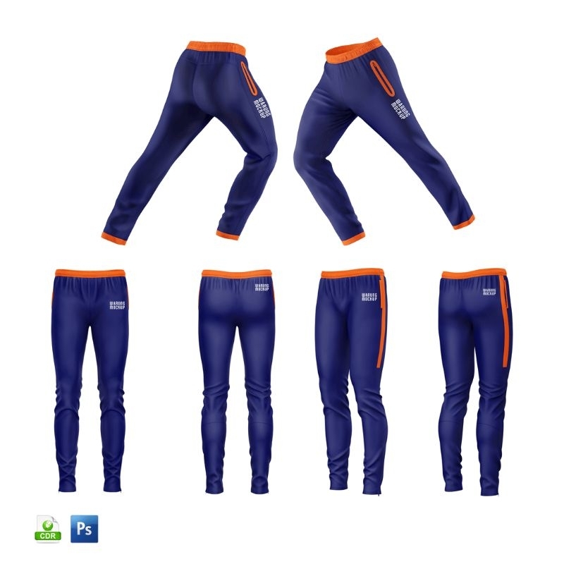 MOCKUP CELANA OLAHRAGA - PSD PHOTOSHOP / COREL DRAW