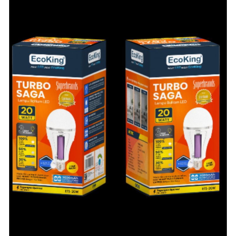 EcoKing LED EmergencyLED TURBO SAGA
