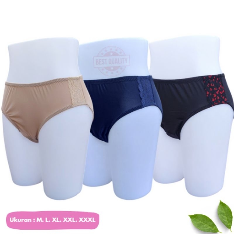 Celana Dalam Wanita Dewasa / CD segitiga Renda / CD Wanita Renda Samping