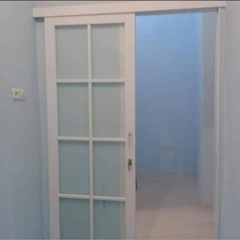 pintu geser aluminium dan kaca ukuran Tinggi 200 L 80. T220 80