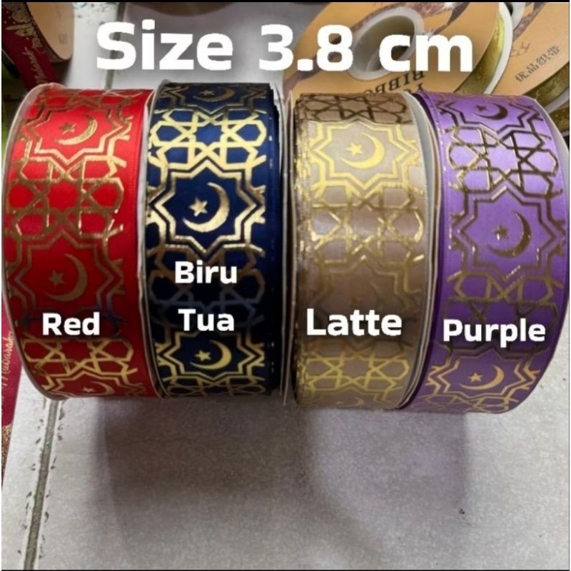 

1 Yard (90cm)- 3.8 cm | Pita Lebaran Harga per Yard bukan 1 roll