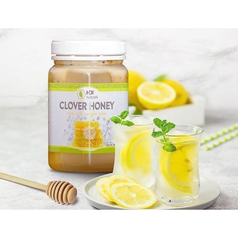 

madu clover honey 500gr exp 2026 gratis sendok kayu