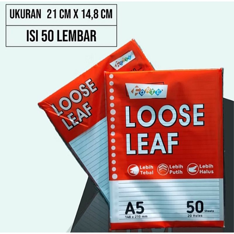 

KERTAS BINDER A5 1 pack (isi 50 lembar)