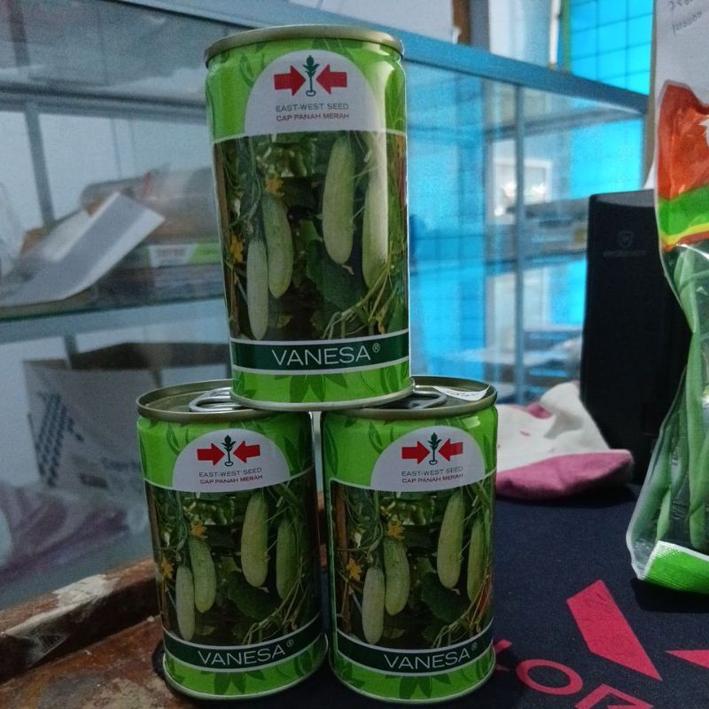 benih unggul MENTIMUN VANESA KALENG ISI 50 GRAM
