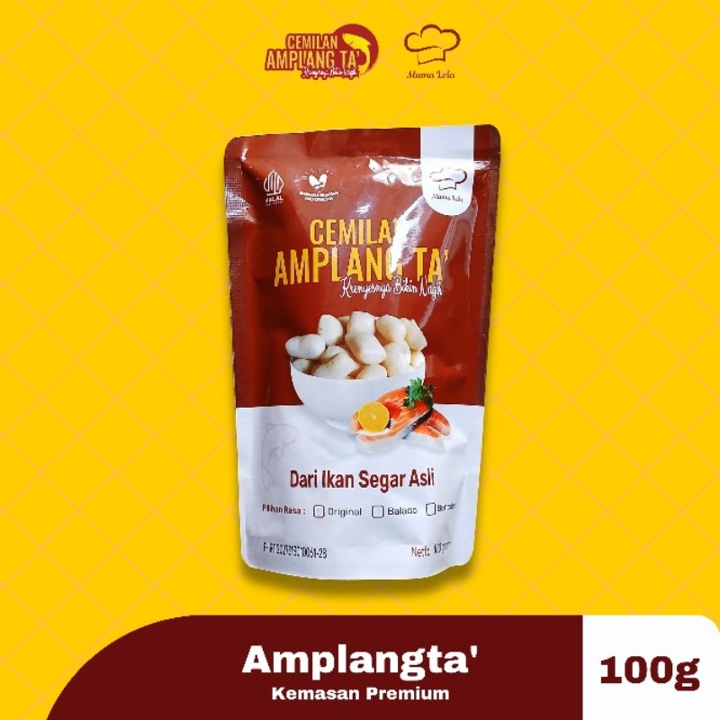 

(100gram) AmplangTa' Kemasan Premium Ikan Segar Asli