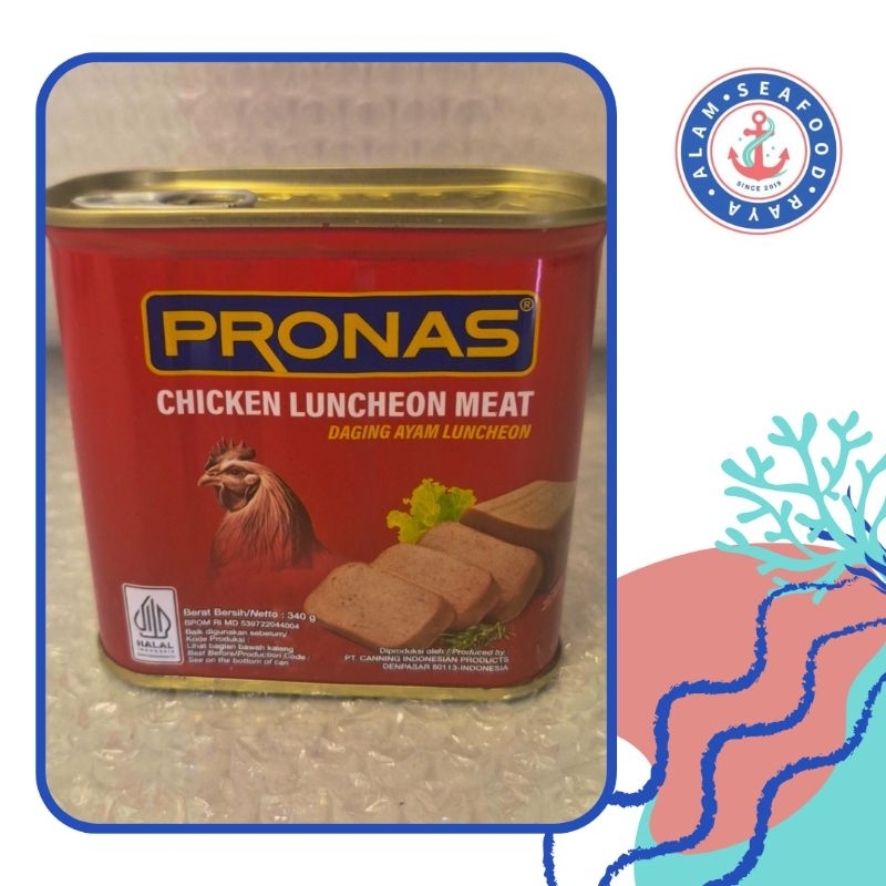 

Pronas Chicken Luncheon Meat Pronas Canned Chicken Kaleng 340gr Daging Ayam Luncheon Pronas