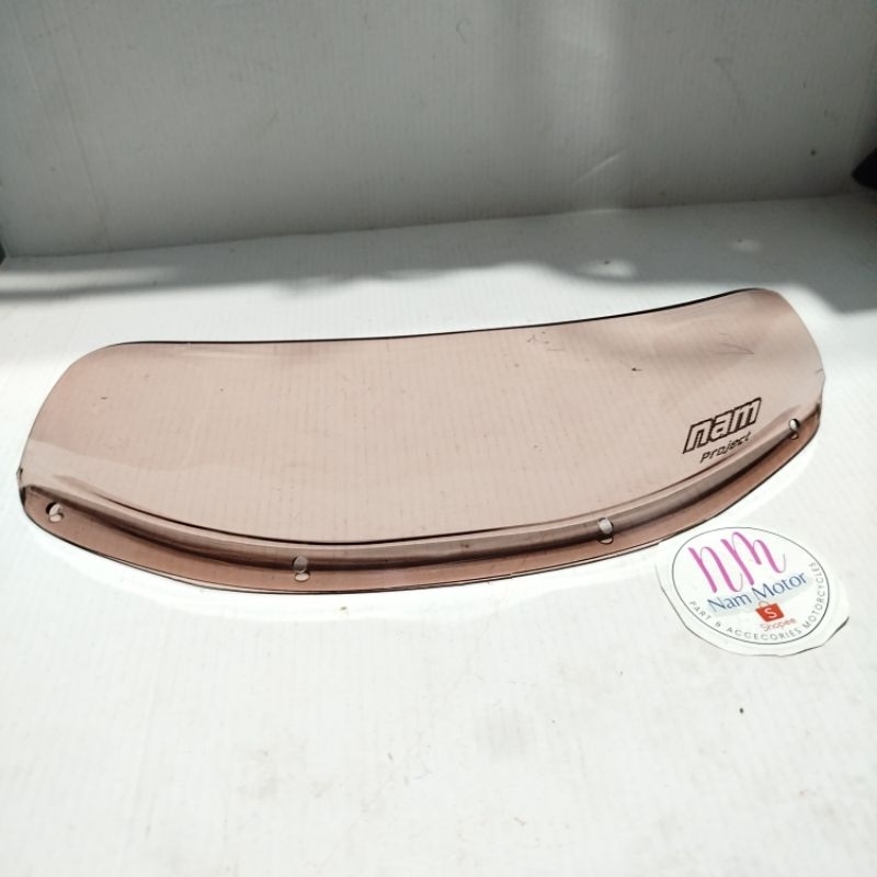 winsil visor lampu  batok Yamaha v80 v 80 robot super deluxe smoke coklat nam project