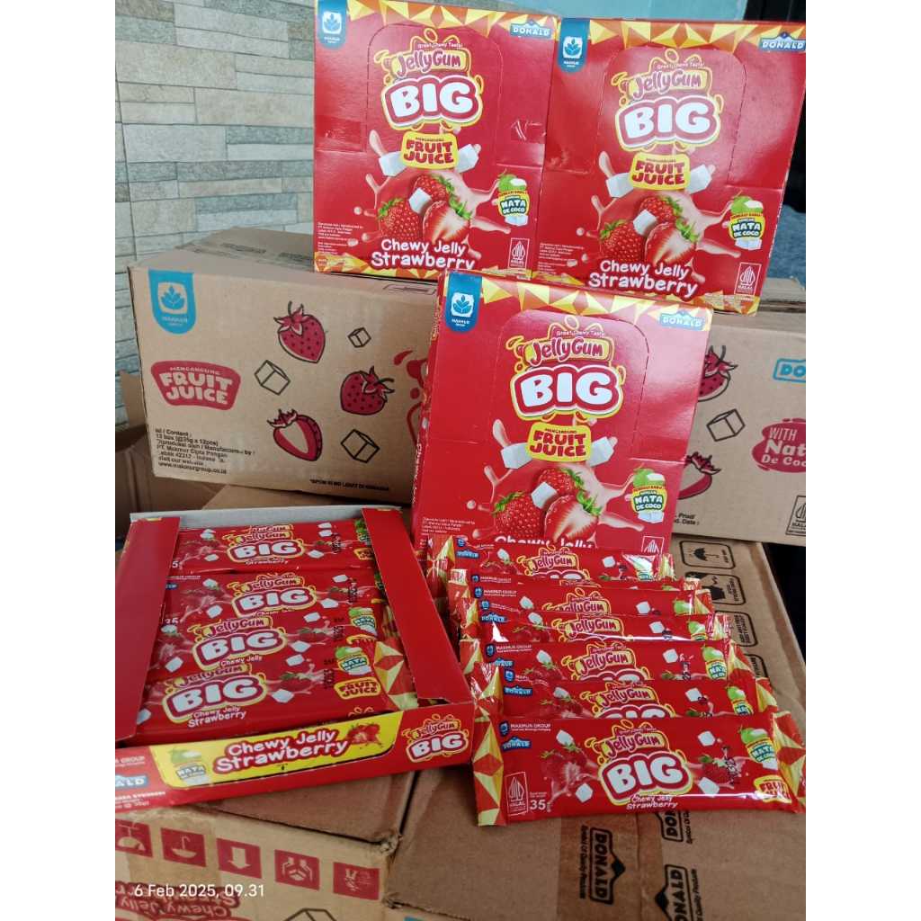 

AR SNACK JELLYGUM BIG DONAL FRUIT JUICE 35 GR