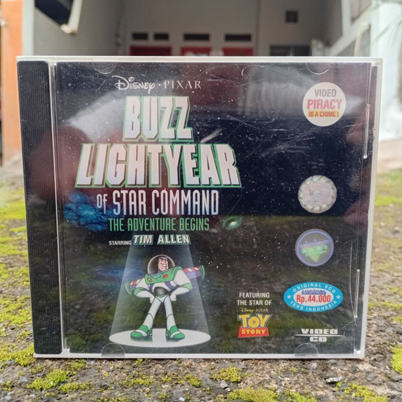 Buzz Lightyear of Star Command Disney Pixar VCD VideoCD (2000) Teks Indonesian Original Walt Disney 