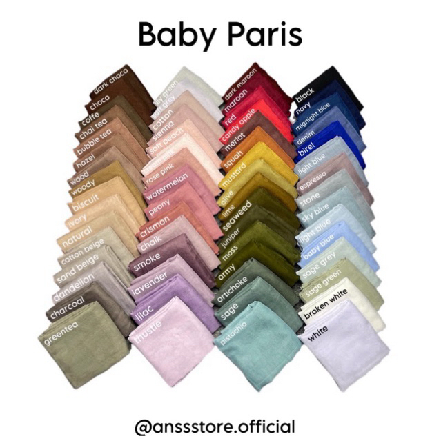 ANSSTORE - Jilbab Paris | Jilbab Baby Paris | Jilbab Paris Jadul | Jilbab Segi Empat