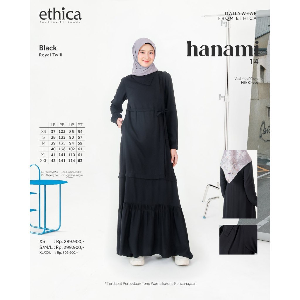TERBARU GAMIS POLOS HITAM BY ETHICA // GAMIS RAYON POLOS // GAMIS RAYON BEST SELLER