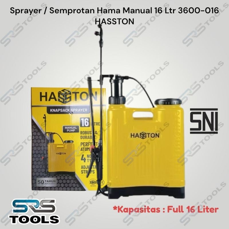 HASSTON 3600-016 Sprayer Manual 16 Liter Tangki Semprot Hama Alat Semprotan 16 L