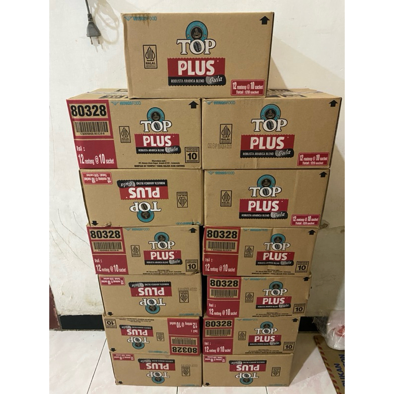 

KOPI TOP PLUS 1 KARDUS ISI 12 RENTENG EXP 2026