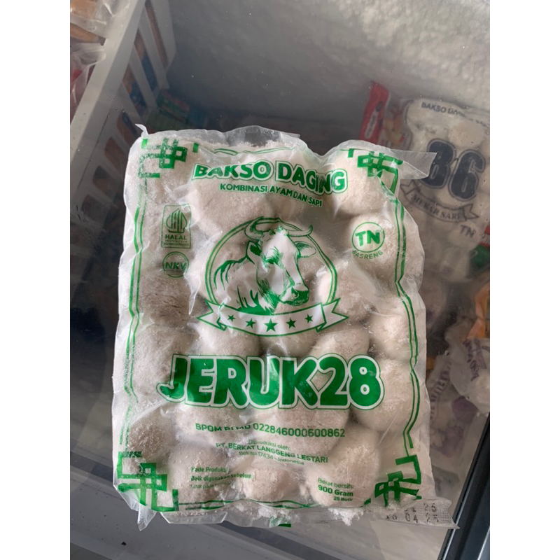 

BAKSO DAGING SAPI AYAM JERUK28 900 GR