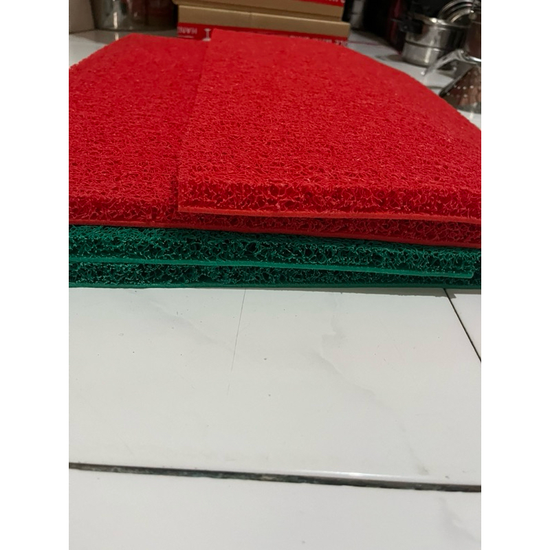 keset lantai PVC keset bihun 60 cm x34 cm tebal 2 cm murah