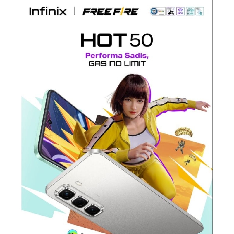 Infinix hot  50 ram 8/128 gb