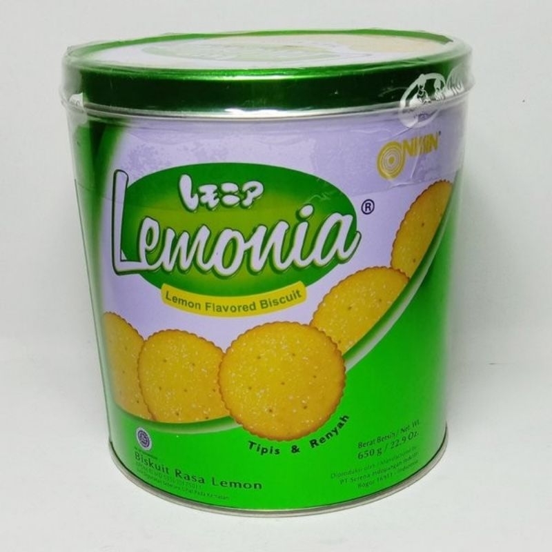 

Lemonia kaleng/Lemonia biskuit 650 gram/Lemon kue lebaran